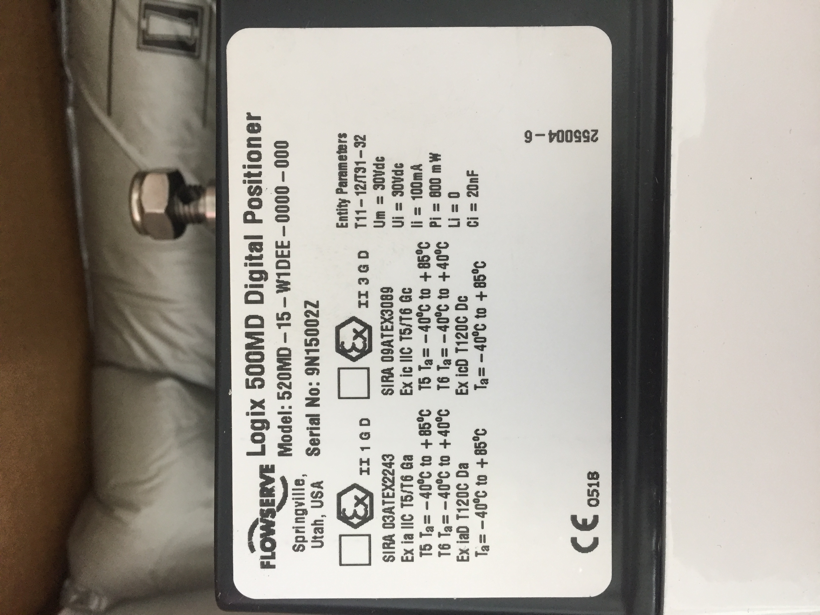 福斯Flowserve 520MD-15-W1REE-0000-000